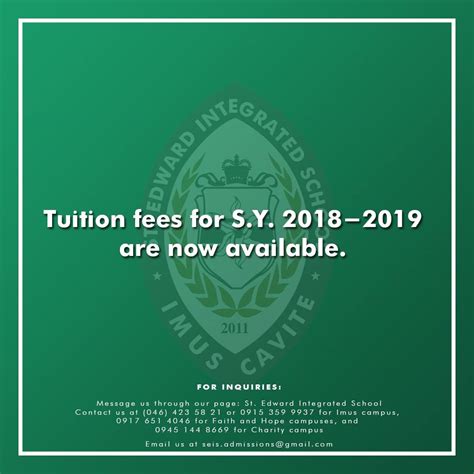 st edward lancaster cavite tuition fee|FAQ's .